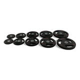 Shehaj Fitness Rubber Tri-Grip Olympic Weight Plates