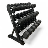 Shehaj Fitness Hex Rubber Dumbbell Pairs