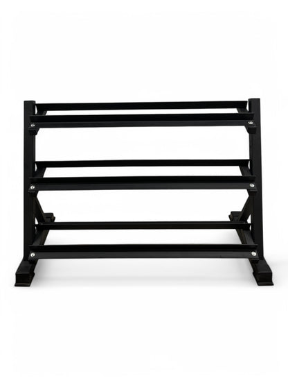 5–30kg Hex Dumbbell Set with 3-Tier Rack – 11 Pairs in 2.5kg