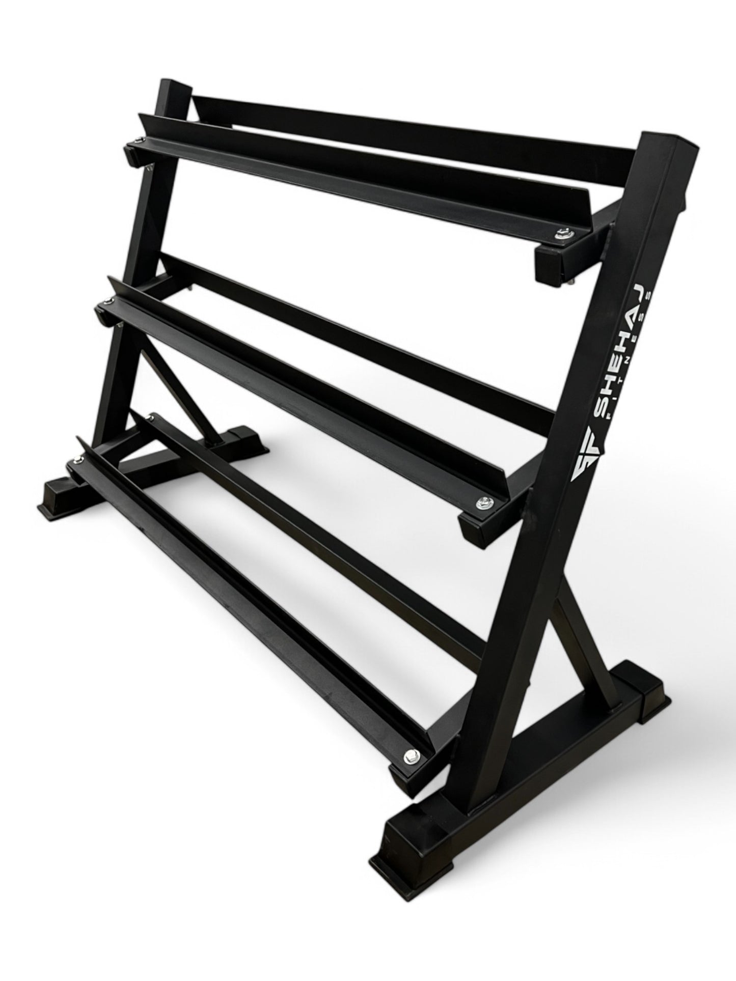 5–30kg Hex Dumbbell Set with 3-Tier Rack – 11 Pairs in 2.5kg