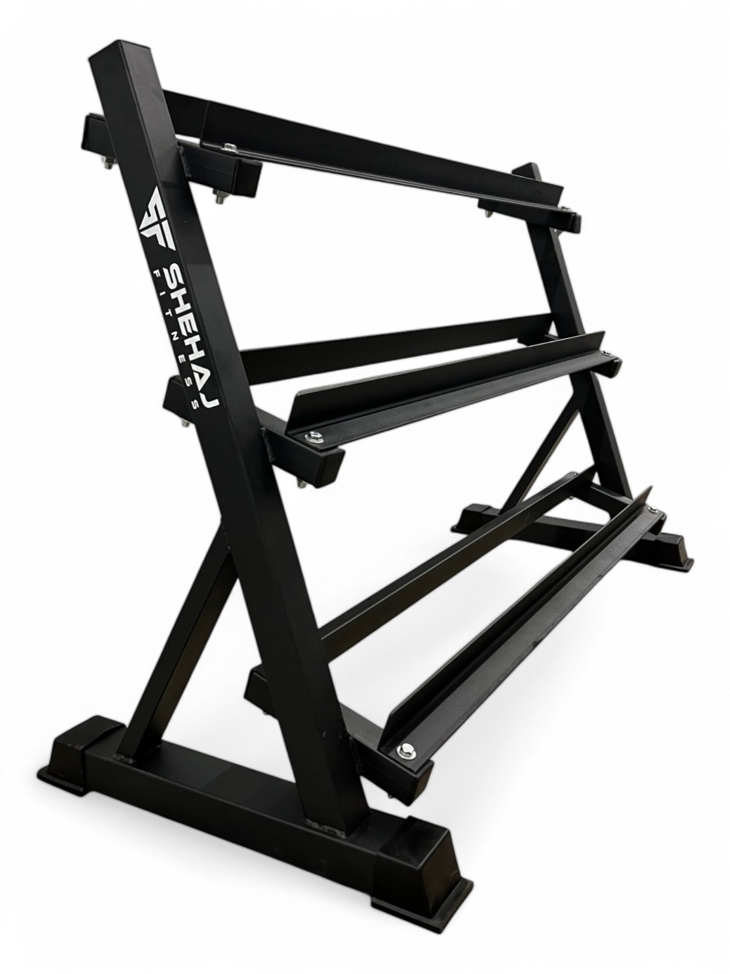 5–30kg Hex Dumbbell Set with 3-Tier Rack – 11 Pairs in 2.5kg