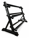 5–30kg Hex Dumbbell Set with 3-Tier Rack – 11 Pairs in 2.5kg