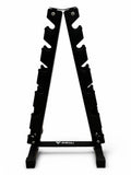 2.5–15kg Hex Dumbbell Set with Rack – 6 Pairs Weights