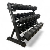 Shehaj Fitness Hex Rubber Dumbbell Pairs