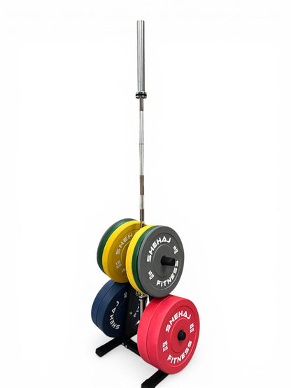 Coloured Bumper Olympic Weight Plates – Essential 5kg 10kg 15kg 20kg 25kg 100/15