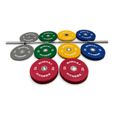 Coloured Bumper Olympic Weights Plates 5kg 10kg 15kg 20kg 25kg 100kg/150kg Set