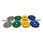 Coloured Bumper Olympic Weights Plates 5kg 10kg 15kg 20kg 25kg 100kg/150kg Set