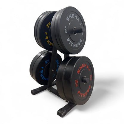 Shehaj Fitness Olympic Rubber Bumper Plates 5kg - 25kg and 100kg set