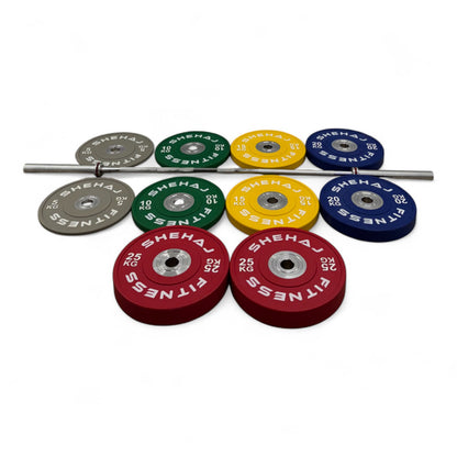 Premium Coloured Bumper Olympic Weight Plates 5kg 10kg 15kg 20kg 25kg 100/150kg