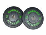 Shehaj Fitness Olympic Rubber Bumper Plates 5kg - 25kg and 100kg set