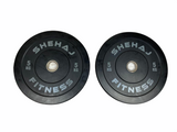 Shehaj Fitness Olympic Rubber Bumper Plates 5kg - 25kg and 100kg set