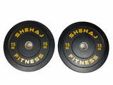 Shehaj Fitness Olympic Rubber Bumper Plates 5kg - 25kg and 100kg set