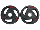 Shehaj Fitness Rubber Tri-Grip Olympic Weight Plates