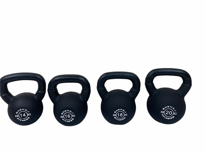 Shehaj Fitness Neoprene Iron Cast Kettlebells 6kg to 20kg