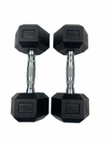 Shehaj Fitness Hex Rubber Dumbbell Pairs