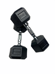 Shehaj Fitness Hex Rubber Dumbbell Pairs