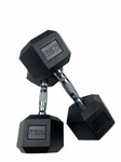 Shehaj Fitness Hex Rubber Dumbbell Pairs